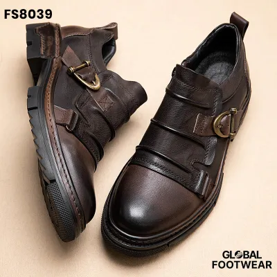 Vintage Bear board Round Toe European Style Formal Shoes
